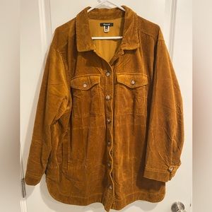 Madewell Plus Size Corduroy Yorkway Shirt-Jacket